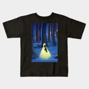 Peace Night Forest Kids T-Shirt